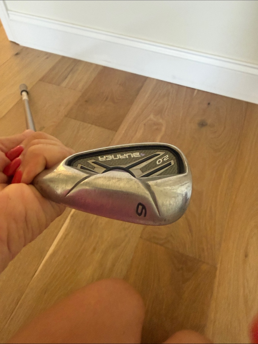 TaylorMade 6 Iron Golf Club - Silver and Black